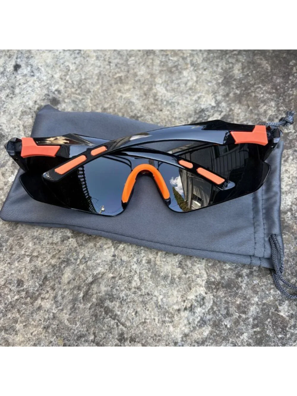 Y2K 00s Rave Wrap Sunglasses Sunset Ombre Festival Speed Dealer Shades NEW